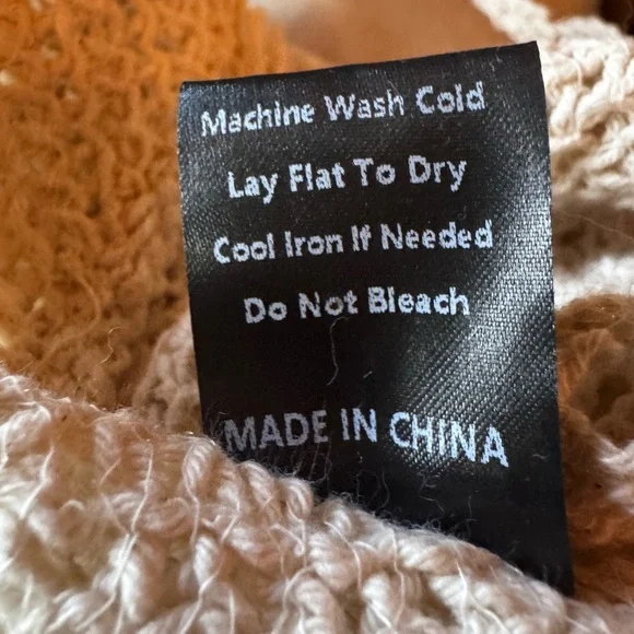 Sunlit Serenity Crochet Ruffle POL Dress (Natural) - Picture 6 of 7